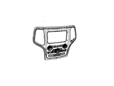 Mopar 5091840AF Stack-Vehicle Feature Controls