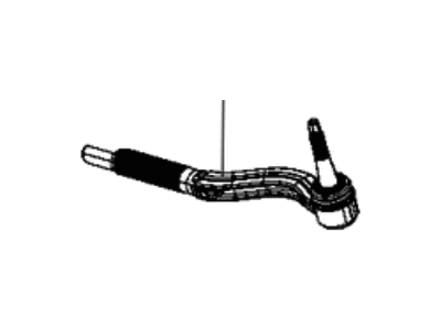 Jeep Wrangler Tie Rod End - 68258768AE