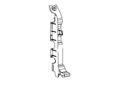 Mopar 68227801AA Bracket-Radiator To CONDENSER