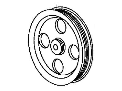 Mopar 68102255AA Pulley-Power Steering Pump