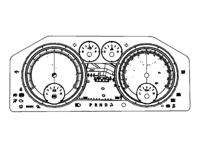 2017 Ram 1500 Speedometer - 68323525AD