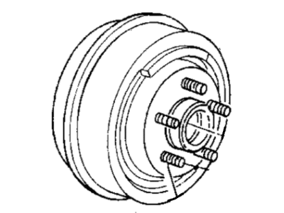 1993 Chrysler Town & Country Brake Drum - 4423370