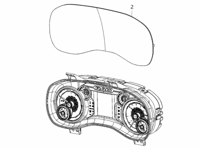 2021 Ram 3500 Speedometer - 68437726AC