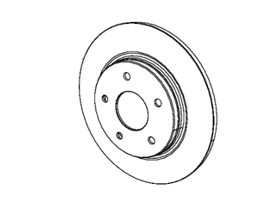 Mopar 2AMV3507AA Rear Brake Rotor