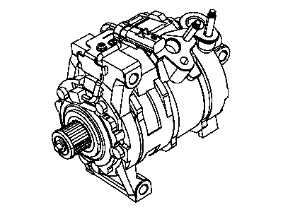 2013 Chrysler 300 A/C Compressor - 68028917AE