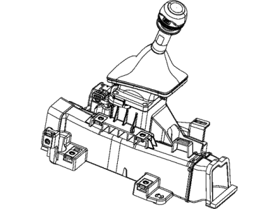 Jeep Automatic Transmission Shifter - 6GA801A3AC