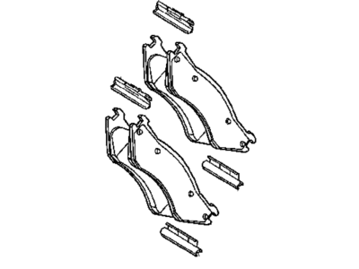 2001 Dodge Ram Wagon Brake Pad - BHKH5628