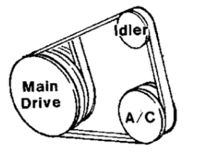 Chrysler LeBaron Drive Belt - 4612461