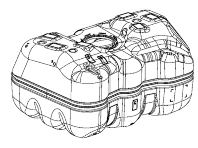 Mopar Fuel Tank - 68462373AA