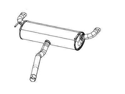 2019 Jeep Cherokee Tail Pipe - 68429531AA