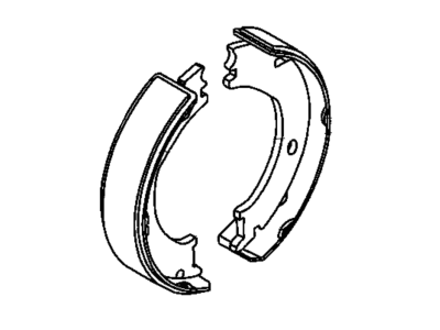 Mopar Parking Brake Shoe - BHKP7311