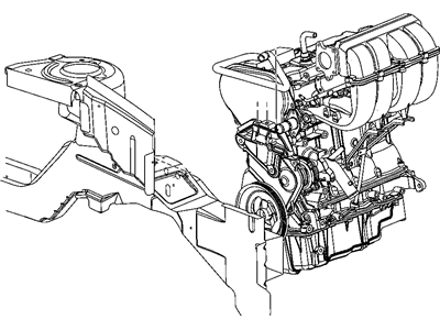 2006 Dodge Caravan Engine Mount Bracket - 4861656AA