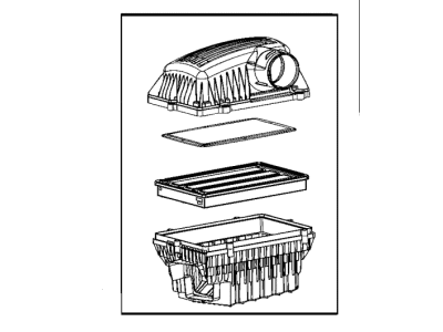 Mopar Air Filter Box - 68264882AC