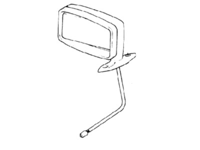 Jeep J10 Car Mirror - J5752987