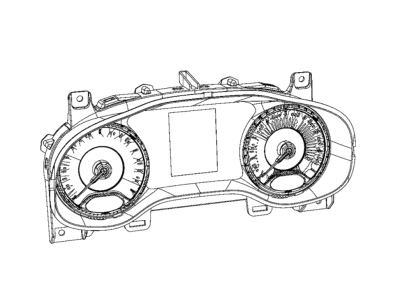 Jeep Renegade Speedometer - 6ZQ50KXHAA