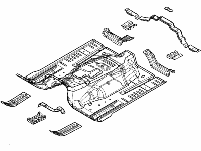 Mopar 55360589AE Pan-Floor