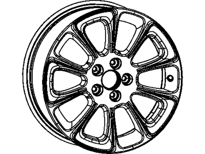 2013 Dodge Dart Spare Wheel - 1TH58GSAAC