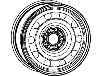 2014 Dodge Dart Spare Wheel - 4726383AB