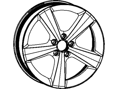 2014 Dodge Dart Spare Wheel - 1TH59XZAAB