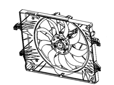 2020 Ram 1500 Engine Cooling Fan - 68268606AD