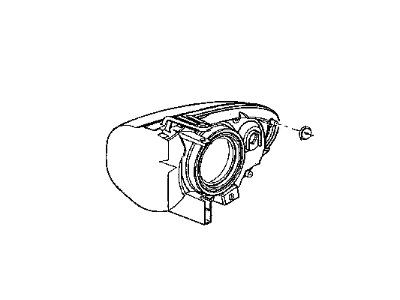 Mopar V7108508AA Headlight Right