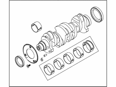 Ram ProMaster 3500 Crankshaft - 68186996AA