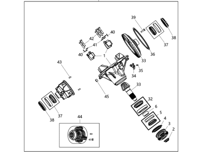 Mopar 68224024AA Head-Axle