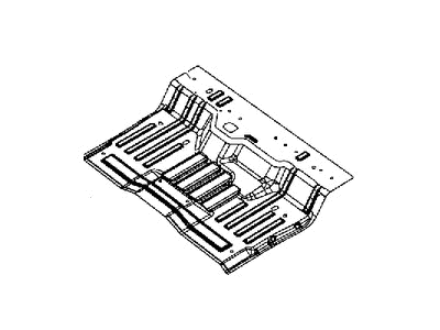 Mopar 68276375AC Pan-Rear Floor