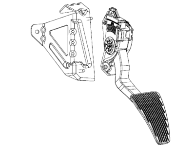 Mopar 68044317AB Pedal-Accelerator