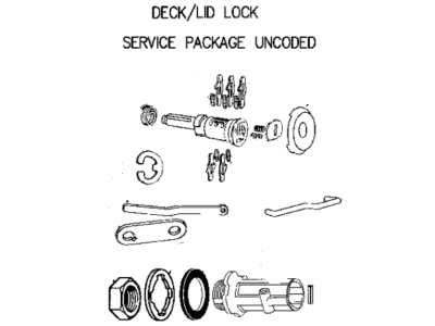 Mopar 4746672 Cylinder Pkg Lock D/LID