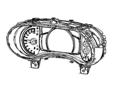 2019 Jeep Grand Cherokee Speedometer - 68402705AB