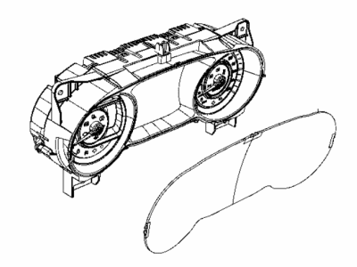 2019 Jeep Wrangler Speedometer - 68377780AD