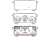 Chrysler PT Cruiser Instrument Cluster - 5107622AH Cluster-Instrument Panel