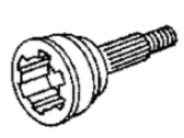 Dodge Daytona CV Joint - 4384702 Joint Component, Outer W/2.2 Efi (Gkn)