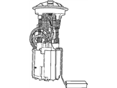 Dodge Durango Fuel Pump - 68003766AA Fuel Pump/Level Unit Module