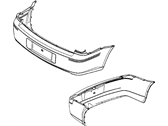 Dodge Magnum Bumper - 4805776AC Rear Bumper Cover