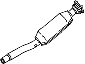 Chrysler Cirrus Catalytic Converter - 4546254AC Converter Catalytic