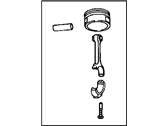 Dodge Caravan Piston - 5019338AA Piston Pin And Rod