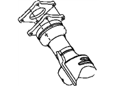 Chrysler PT Cruiser Catalytic Converter - 5085658AB Catalytic Converter