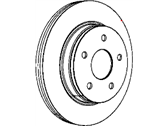 Dodge Dakota Brake Disc - V5015005AA Front Brake Rotor