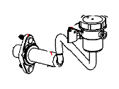 Dodge Neon Clutch Master Cylinder - 5037340AA ACTUATOR-Clutch Master