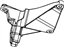 Mopar 5273458AC Bracket-HALFSHAFT Mopar 5273458AC Bracket-HALFSHAFT