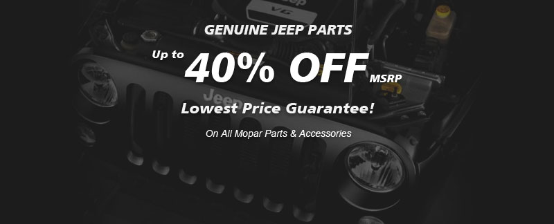 Genuine Jeep Cherokee parts, Guaranteed low prices